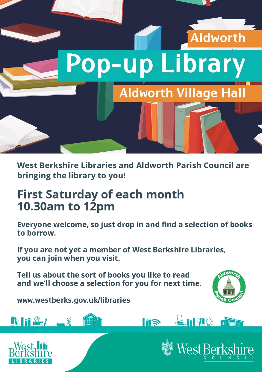 Photo of Aldworth Pop-Up Library flyer
